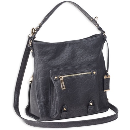 BULLDOG CONCEALED CARRY PURSE HOBO ANNA BLACK