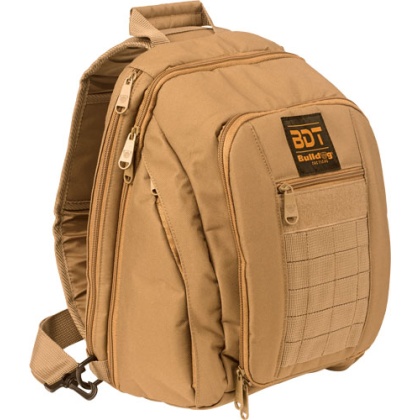 BULLDOG BDT SMALL SLING PACK W/MOLLE WEBBING TAN