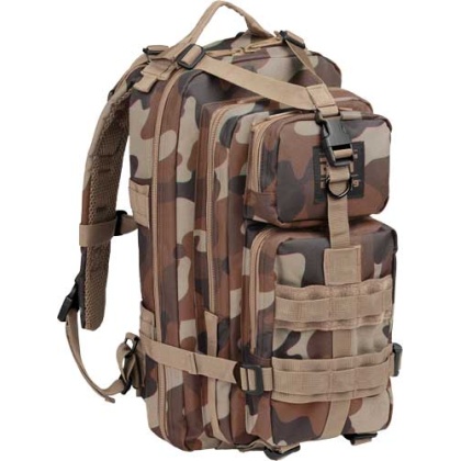 BULLDOG COMPACT BACKPACK W/ MOLLE THROWBACK CAMO