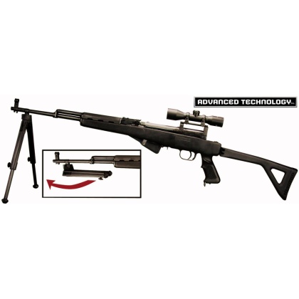 ADV. TECH. BIPOD FOR SKS FEATHERWEIGHT BLACK NYLON