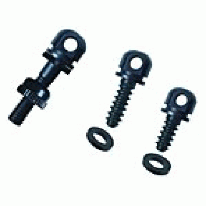 TOC SWIVEL BASE (STUDS) SET 3-PIECE BLACK