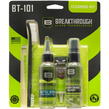 BREAKTHROUGH BASIC KIT 2OZ SOLVT & OIL MICRO TWL NYLON BR