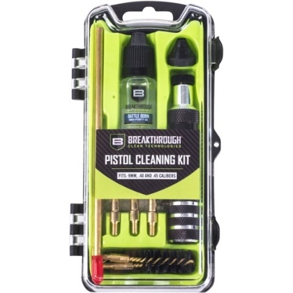 BREAKTHROUGH VISION PISTOL CLEANING KIT .38/.40/.45