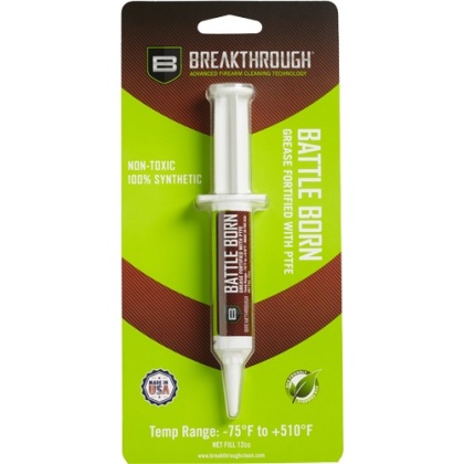 BREAKTHROUGH BATTLE BORN GREASE WITH FTFE 12CC SYRINGE