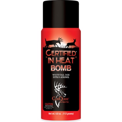 CONQUEST SCENTS DEER LURE CERTIFIED IN HEAT AEROSOL 4OZ