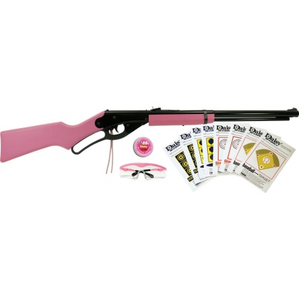 DAISY 1999 PINK LEVER ACTION CARBINE BB SHOOTING FUN KIT