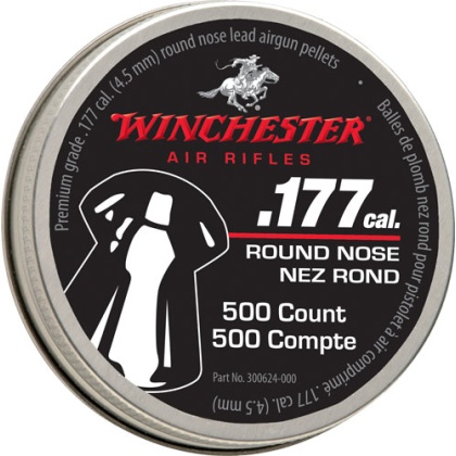 WINCHESTER 177 RN PELLET 500 COUNT TIN 6 PACK CASE