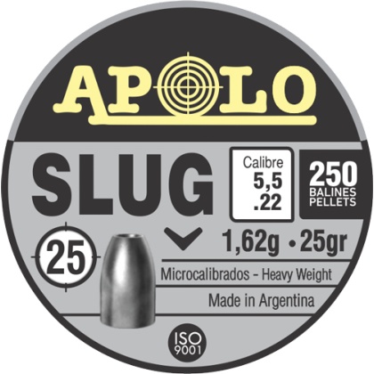 HATSAN APOLO 22 SLUG 25 GRAIN 250 PACK