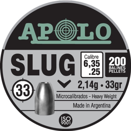 HATSAN APOLO 25 SLUG 33 GRAIN 200 PACK