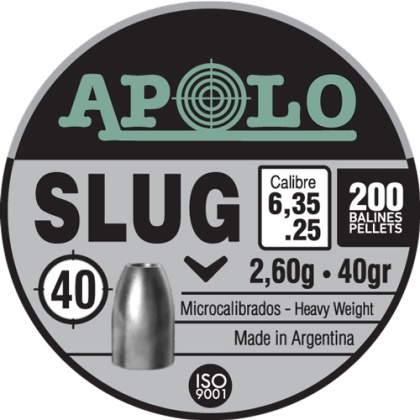 HATSAN APOLO 25 SLUG 40 GRAIN 200 PACK