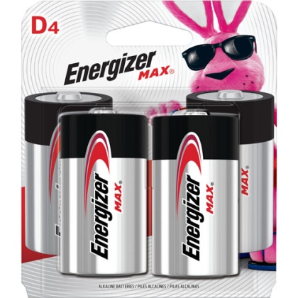 ENERGIZER MAX BATTERIES D 4-PACK