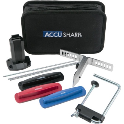 ACCUSHARP 3-STONE PRECISION KNIFE SHARPENING KIT W/CASE