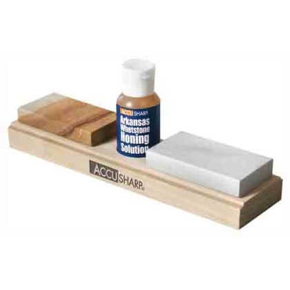 ACCUSHARP ARKANSAS WHETSTONE COMBO KNIFE SHARPENING KIT