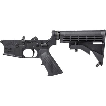 AERO PRECISION AR15 COMPLETE LOWER RECEIVER W/ A2 GRIP BLK