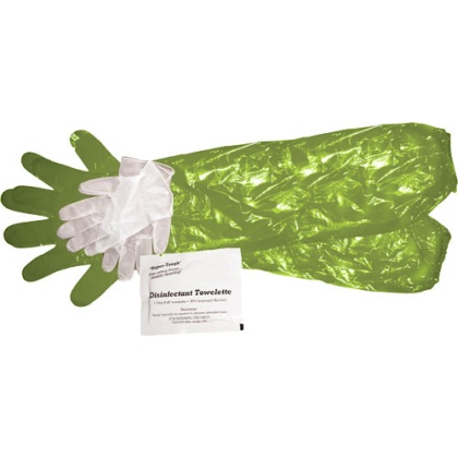 HME GAME CLEANING GLOVE COMBO SHOULDER & WRIST W/TOWLETTE