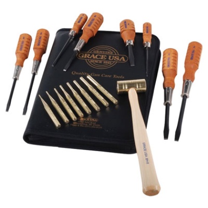 GRACE USA GUN CARE TOOL KIT SET OF 17 TOOLS