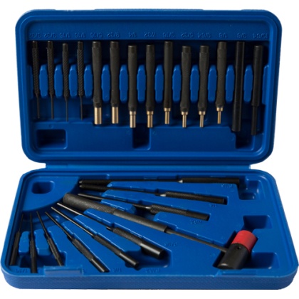 GUNMASTER PUNCH/HAMMER SET 24 PC BRASS & STEEL PUNCH