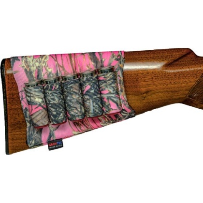 GROVTEC SHOTGUN SHELL HOLDER FOR BUTTSTOCK TRUE TIMBER PINK