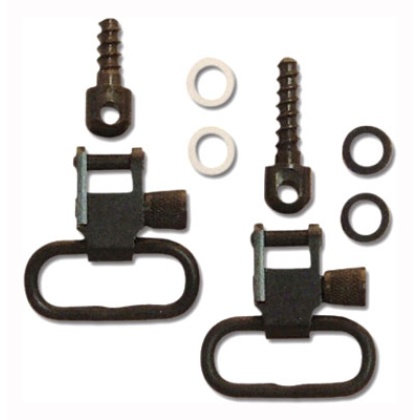 GROVTEC SWIVEL SET WITH TWO WOOD SCREW & SPACERS BLACK