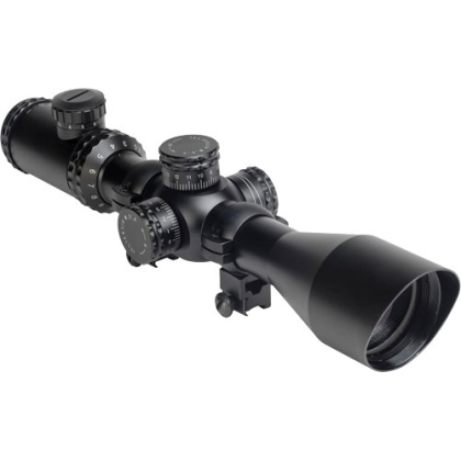 HATSAN OPTIMA 2.5-10X50E SFT SCOPE W/ RINGS & CAPS