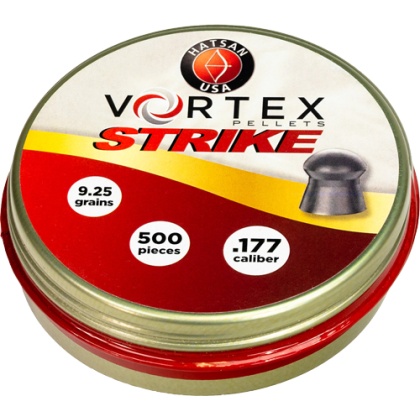 HATSAN VORTEX STRIKE PELLETS 177 9.25GR 500 PER TIN