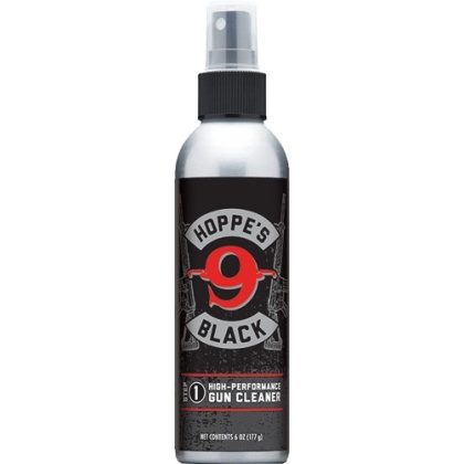 HOPPES BLACK GUN CLEANER 6 OZ. ALUMINIUM PUMP BOTTLE