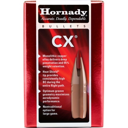 HORNADY BULLETS 22CAL .224 50GR CX 50CT