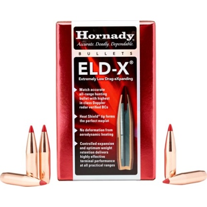 HORNADY BULLETS 6MM .243 103GR. ELD-X 100CT 25BX/CS