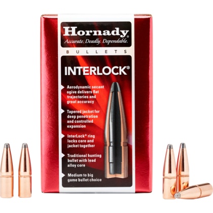 HORNADY BULLETS 30 CAL .308 165GR JSP 100CT 15BX/CS