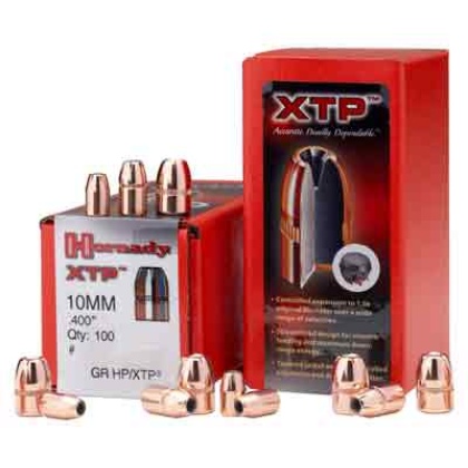 HORNADY BULLETS 10MM .400 CAL 180GR XTP 100CT 15BX/CS