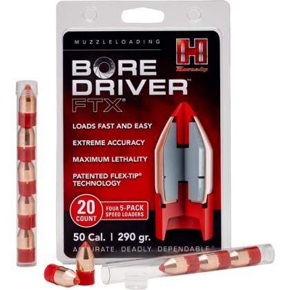 HORNADY 50CAL BORE DRIVER 3499 290GR FTX 20CT 10BX/CS