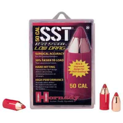 HORNADY 50CAL SABOTED BULLET 300GR SST 20CT 10BX/CS