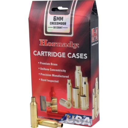 HORNADY UNPRIMED CASES 6MM CREEDMOOR 50 PACK 5PK/CS