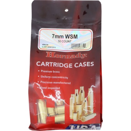 HORNADY UNPRIMED CASES 7MM WSM 50 PACK 5PK/CS