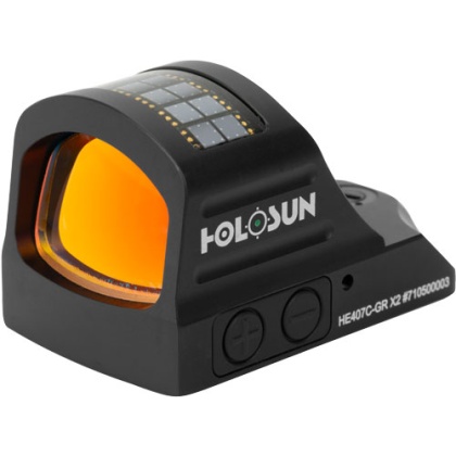 HOLOSUN 407 GREEN DOT ONLY 2MOA SHAKE AWAKE PISTOL SERIES