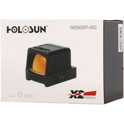 HOLOSUN 509 ENCLOSED RED MULTI RETICLE SOLAR TITANIUM PISTOL