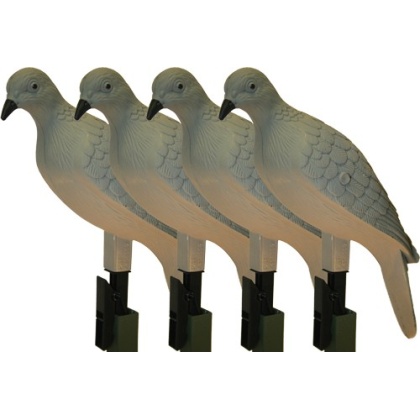 MOJO CLIP ON DOVE DECOY SET OF 4