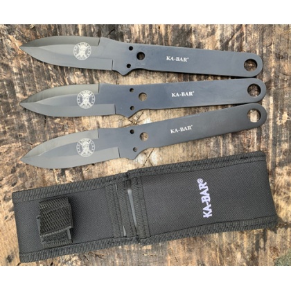 KA-BAR THROWING KNIFE SET 3 PACK 9.375\