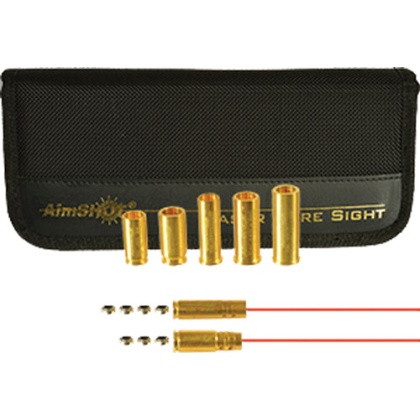 AIMSHOT BORE SIGHT 9MM/30 CARBINE & 5 PISTOL CAL ARBORS