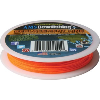 AMS BOWFISHING REPLACEMENT LINE ORANGE #200 25 YARDS