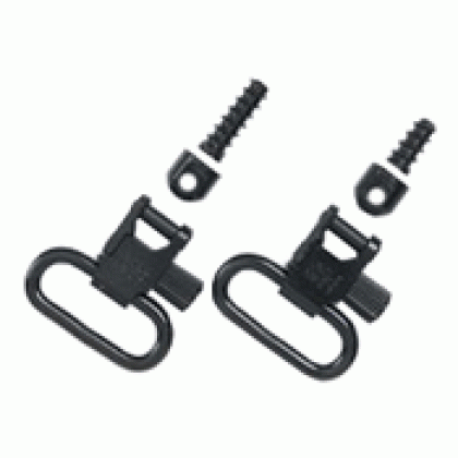 MICHAELS SWIVEL SET WITH TWO WOOD SCREW STUDS BLACK