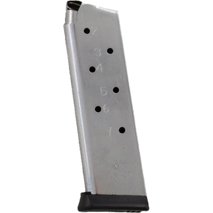 METALFORM MAGAZINE 1911 GOVT. 45ACP 7RD S/S REMOVABLE BASE