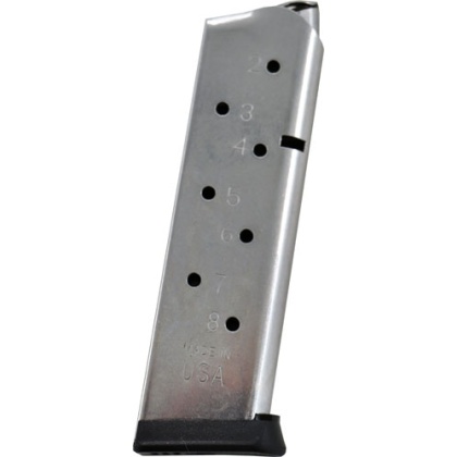 METALFORM MAGAZINE 1911 GOVT. 45ACP 8RD S/S REMOVABLE BASE