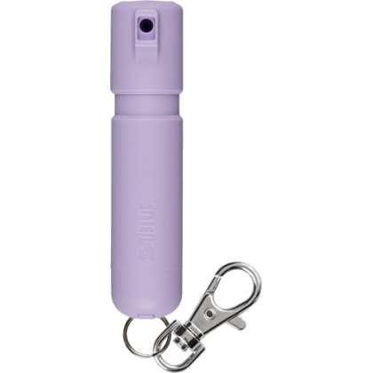 SABRE MIGHTY DISCREET PEPPER SPRAY W/SNAP CLIP LAVENDER