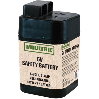 MOULTRIE BATTERY RECHARGEABLE 6-VOLT 5-AMP SAFETY SEALED