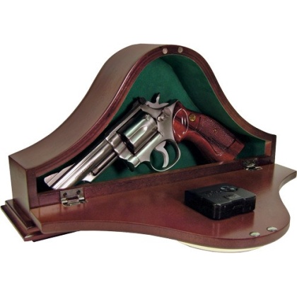 PSP CONCEALMENT MANTLE CLOCK HOLDS A SM OR LARGE HANDGUN