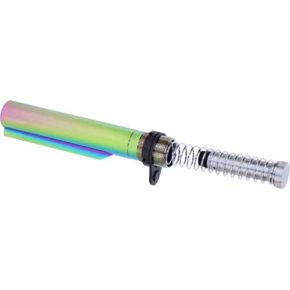 GUNTEC AR15 MIL-SPEC BUFFER TUBE SET RAINBOW PVD COATED