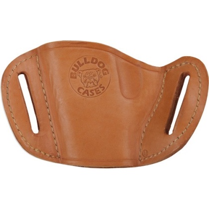 BULLDOG BELT SLIDE HOLSTER TAN RH SMALL & MINI AUTOS