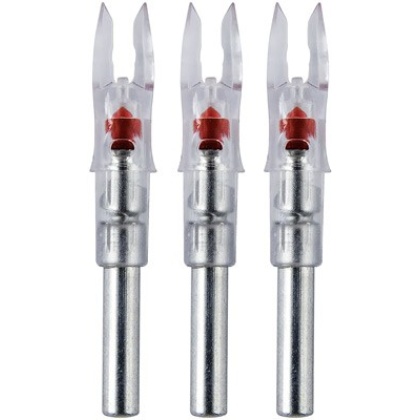 NOCKTURNAL LIGHTED NOCK S-SERIES RED 3/PACK