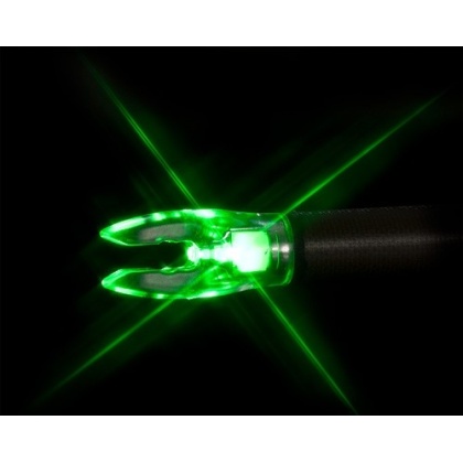 NOCKTURNAL LIGHTED NOCK UNIVERSAL FIT GREEN 3/PACK